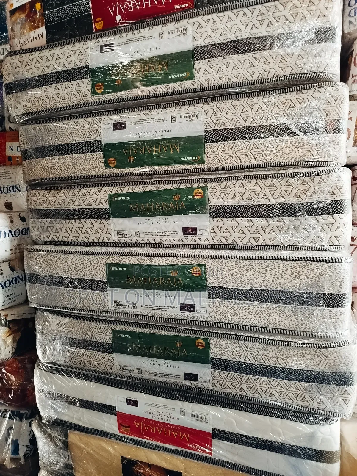 4by6 8inch Bobmil Maharaja Spring Mattresses.