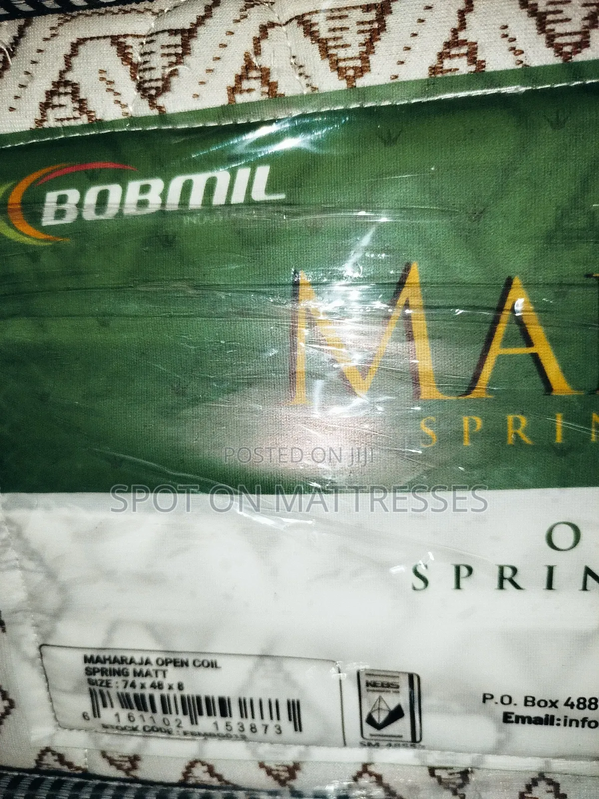 4by6 8inch Bobmil Maharaja Spring Mattresses.