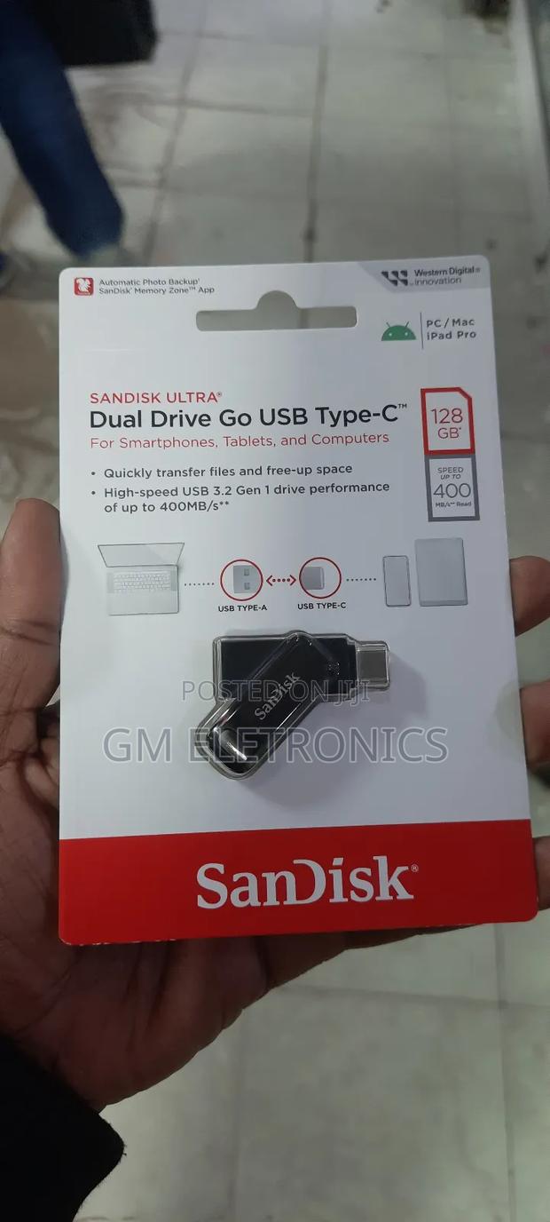 128gb Sandisk Ultra Dual Drive Usb Type-C
Flash Drive. - thumbnail 3