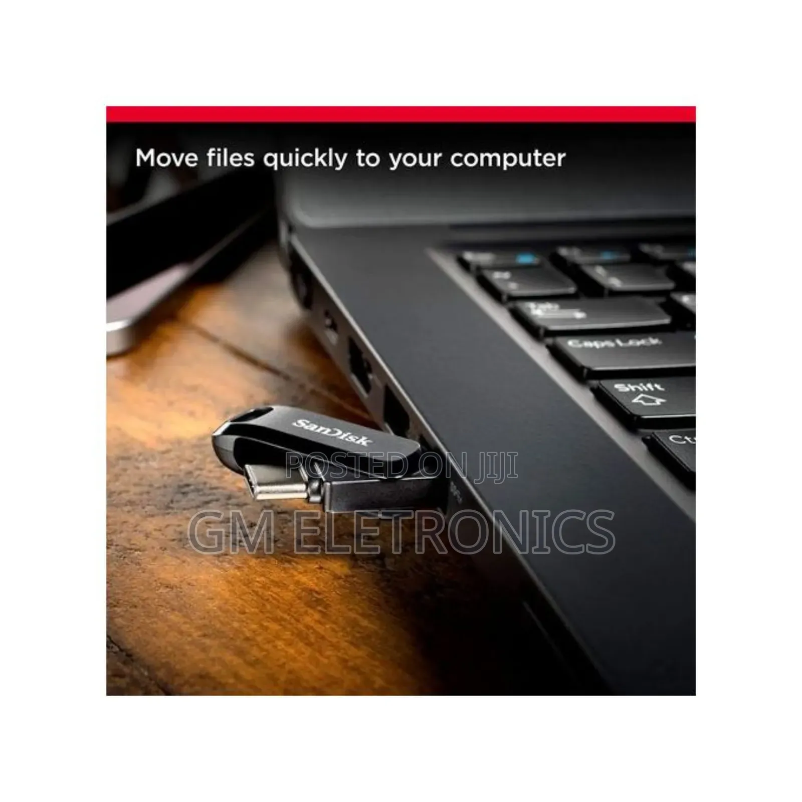 64gb Sandisk Ultra Dual Drive Usb Type-C Flash Drive.