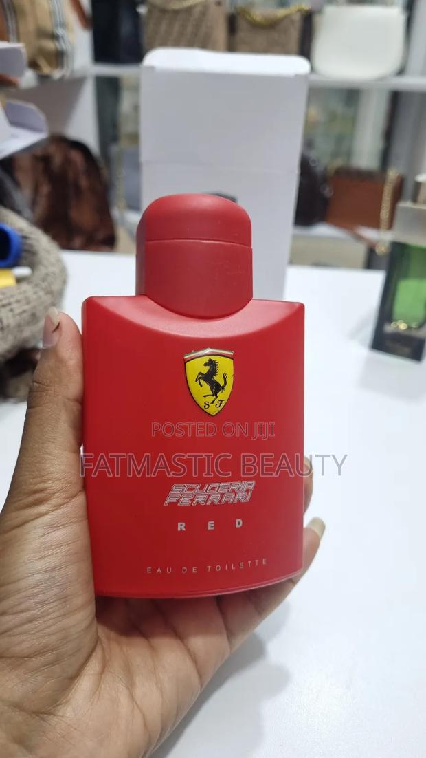 Red Scuderia Ferrari Perfume Tester