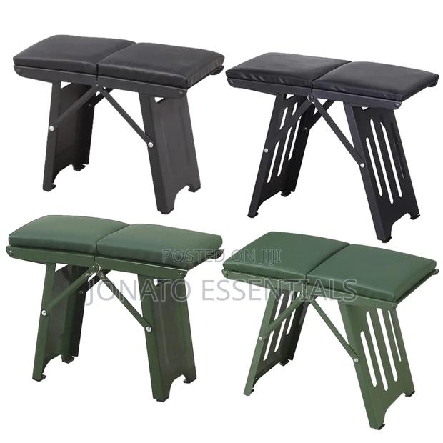 Steel Foldable Stool, Travel Stool - thumbnail 5