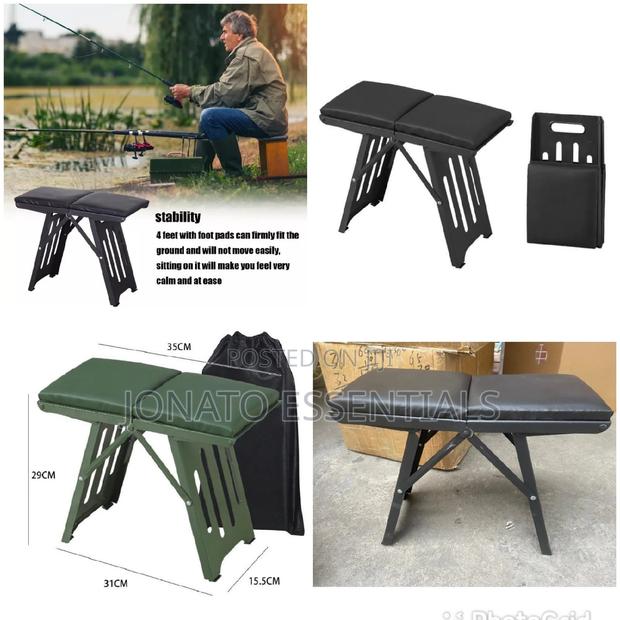 Steel Foldable Stool, Travel Stool - thumbnail 3