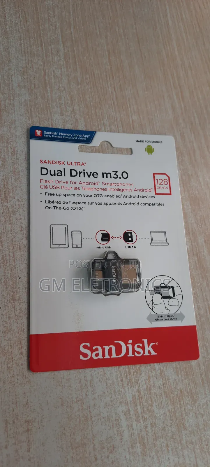 Sandisk 128gb Ultra Dual Drive for Android and Computer 3.0