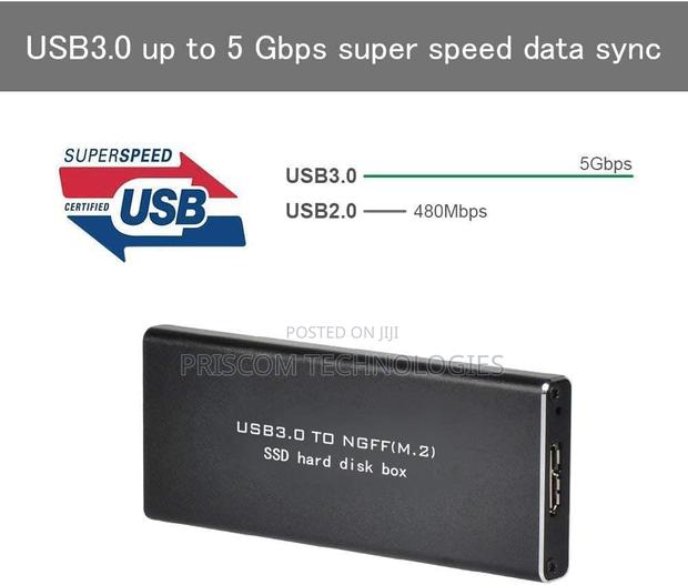 External Nvme M.2 Sata SSD Enclosure USB 3.0, SSD Enclosure
