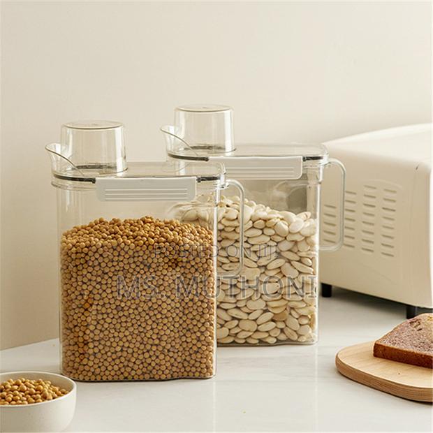 Acrylic Airtight Storage Container With Measuring Cup - thumbnail 4
