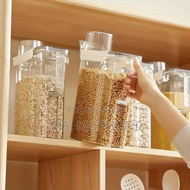 Acrylic Airtight Storage Container With Measuring Cup - thumbnail 8