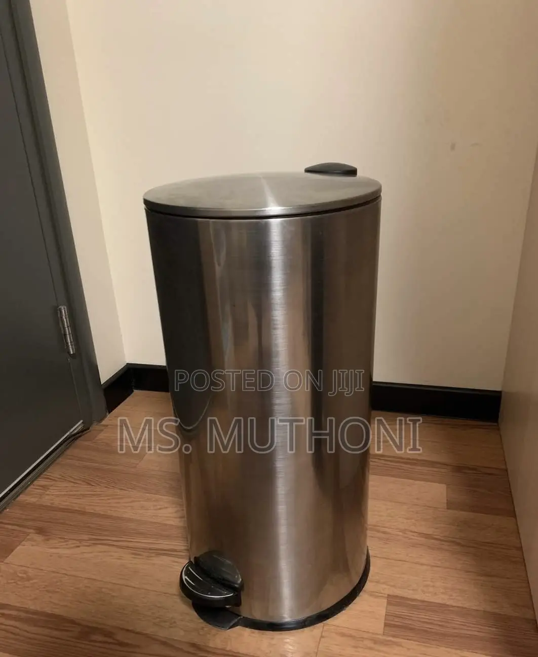 Mega Stainless Steel Dustbin* 50L /60 L
