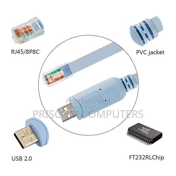 USB Console Cable, USB to RJ45 Cable - thumbnail 2