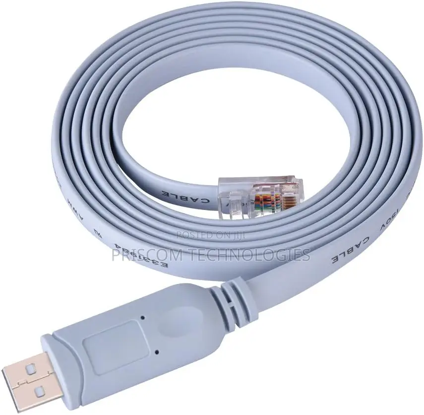 USB to RJ45 Serial Port Connection Cable Router Switch