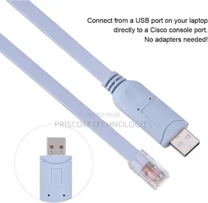 USB to RJ45 Serial Port Connection Cable Router Switch