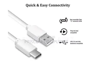 USB to TYPE-C 1M Data Cable White