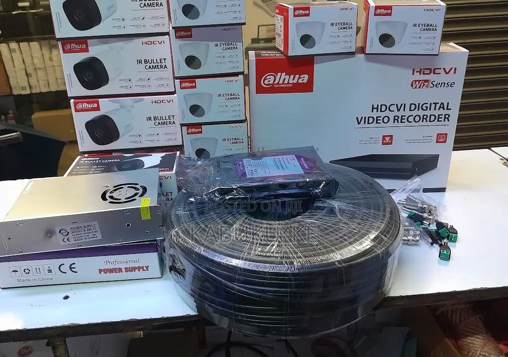 Dahua 8 HD IP CCTV Cameras Full Kit 8 Channel Dahua COMPLETE