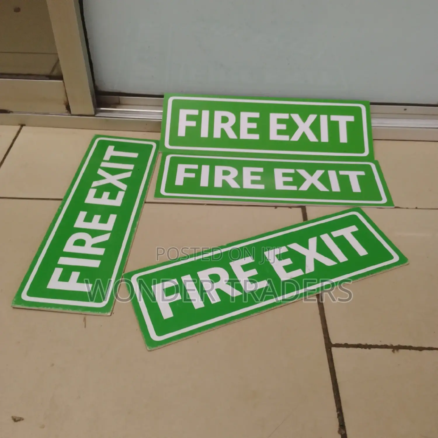 Fire Exit Sign Fire Exit Sign Fire Exit Sign