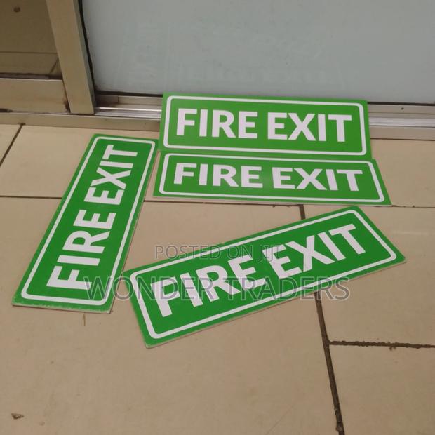 Fire Exit Sign Fire Exit Sign Fire Exit Sign - main view
