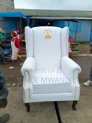Bishop or Pastor Chair, White 