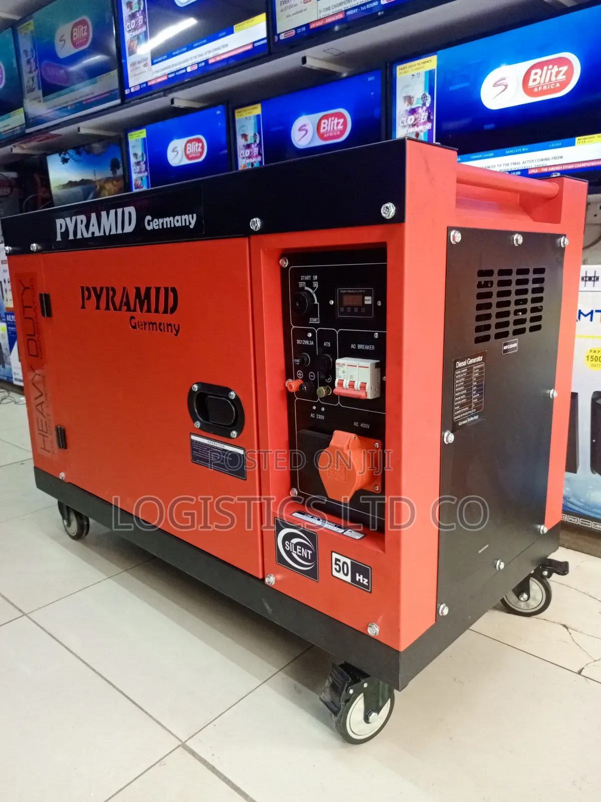 Pyramid Germany 15kva Three Phase Diesel Generator With Ats