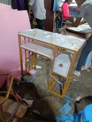 Manicure Marble Table, With 1 Drawer. - thumbnail 2