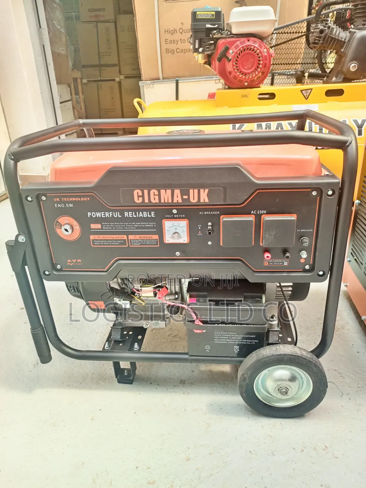 Cigma UK 5.5kw ~ 6500AE2 Single Phase Petrol Generator