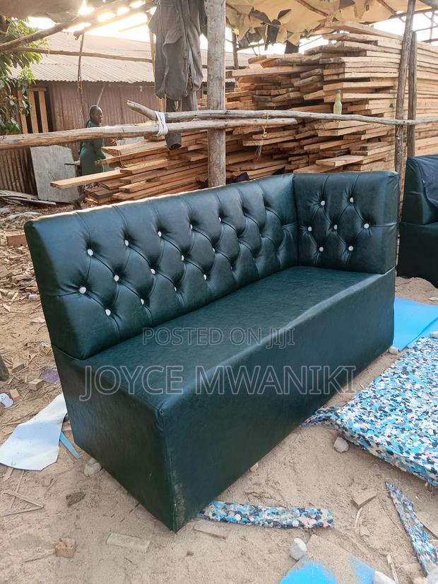 Couch 6ft, Green With Armrest - main view