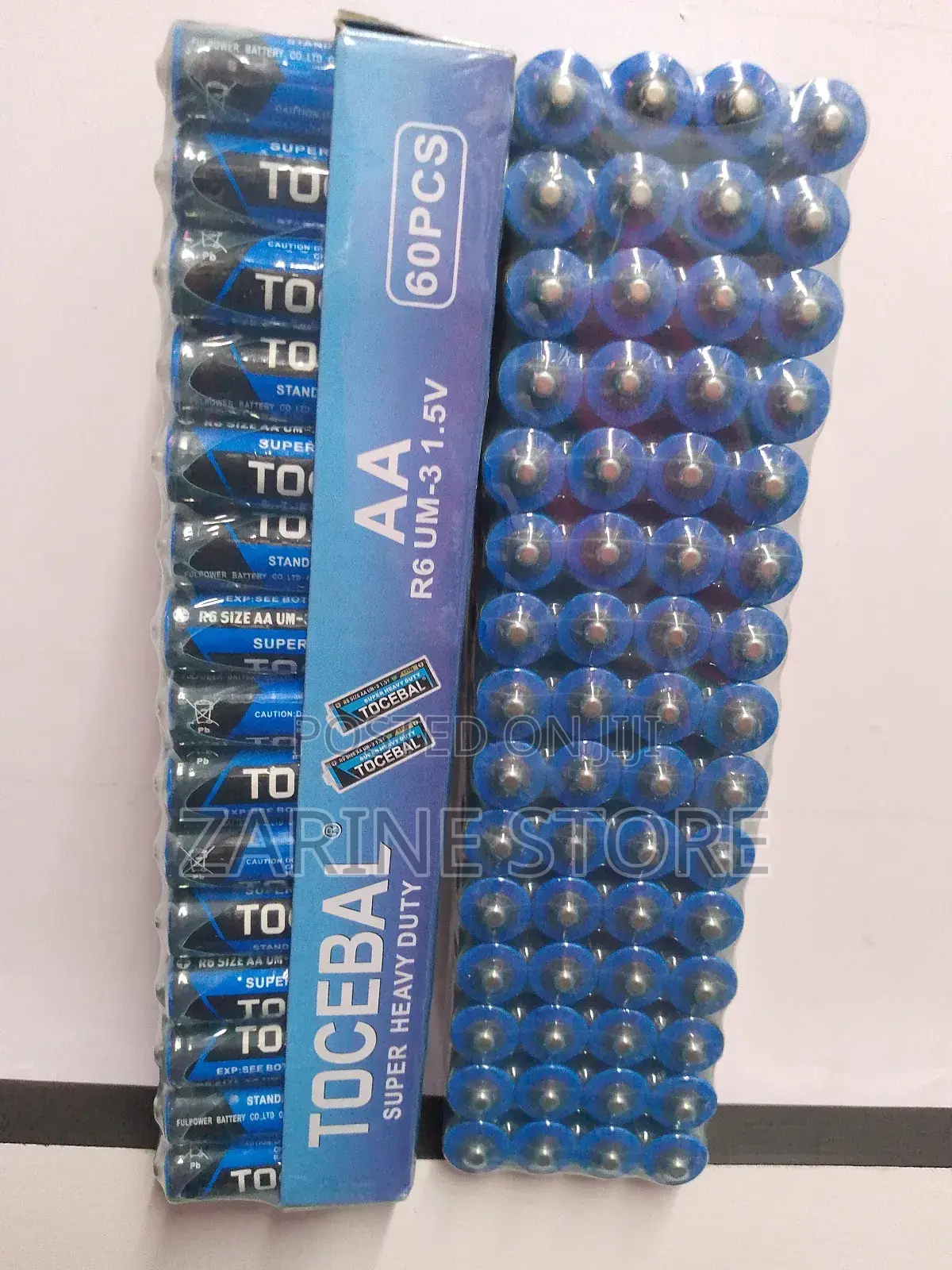 Tocebal Double a Batteries 60 Pieces in 1 Packet 1.5v