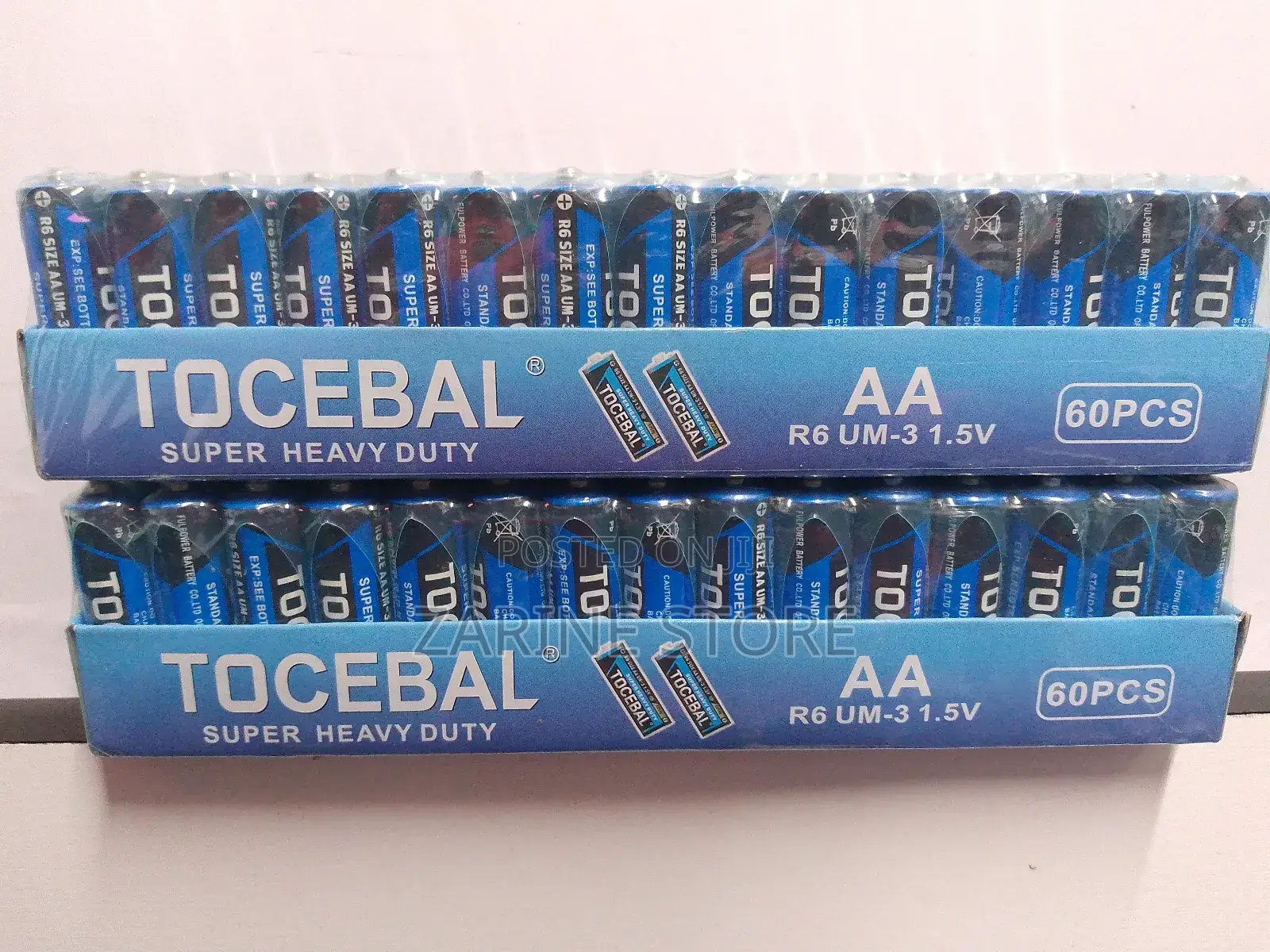 Double a Batteries to Ebal R6 UM-3 1.5v 60pieces