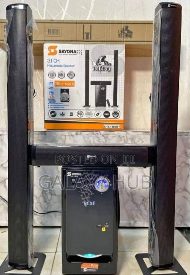 Sayona SHT 1304 Subwoofer,Medium Range Tall Boy Speakers.