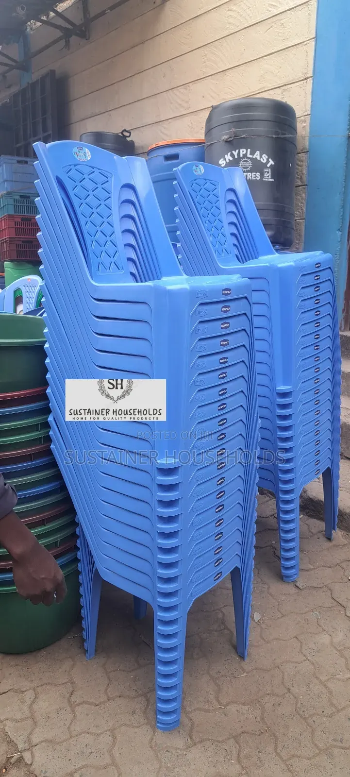 Plastic Chair. > Kenpoly Armless Chairs