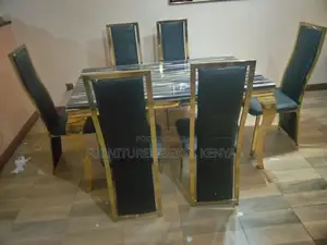 Six Seater Marble Top Dinning Table