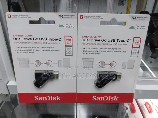 Sandisk Ultra Dual Drive Go Usb Type-C 128gb Flash Drive