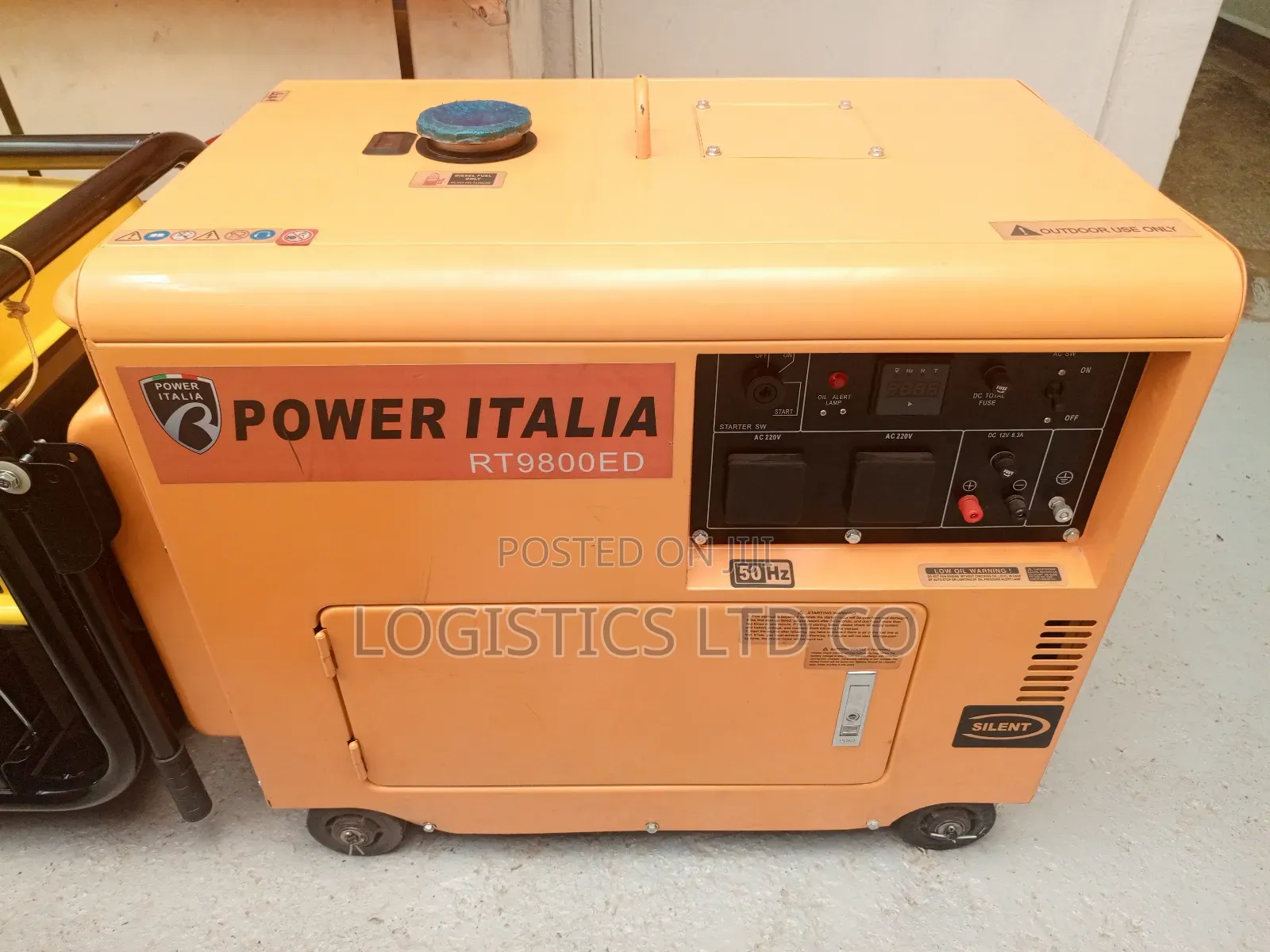 Power Italia RT9800ED 10kva Single Phase Diesel Generator