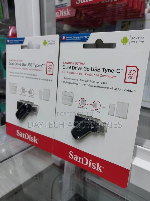 Sandisk 32gb Ultra Dual Drive Go Usb Type-CTM - thumbnail 2