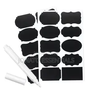 80pc Pantry Labels With a Pen, Tags