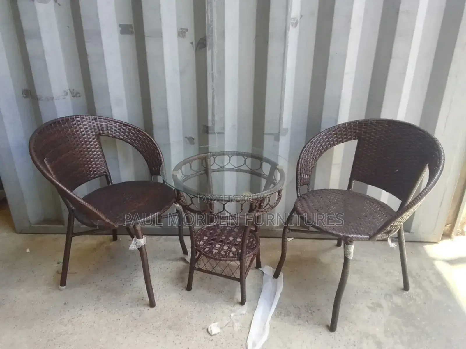 Leisure Dining Table With Two Dining Chairs