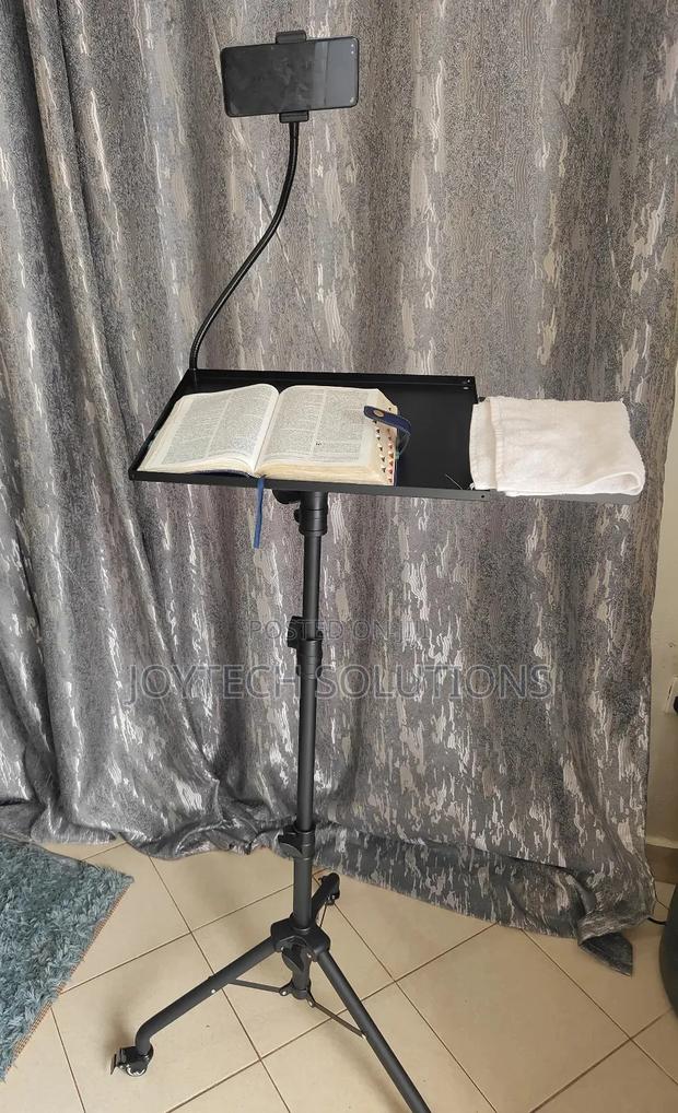 Portable Pulpit Poldium Stand. Foldable 1500cm Adjustable - main view