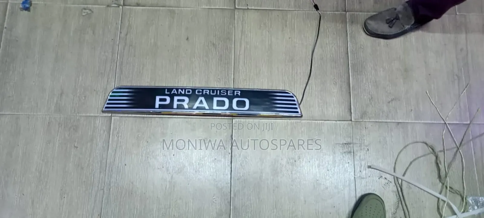 Land Cruiser Prado Plater Cover Led for Spare Wheel