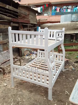 White Hardwood Decker Bed