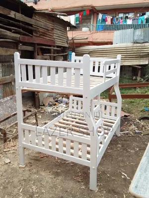 White Hardwood Decker Bed