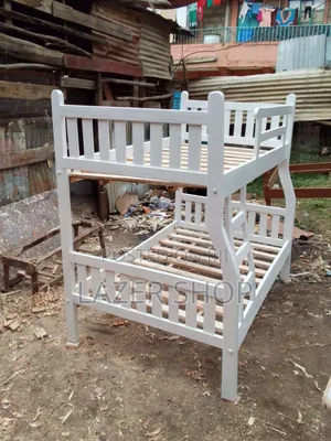 White Hardwood Decker Bed