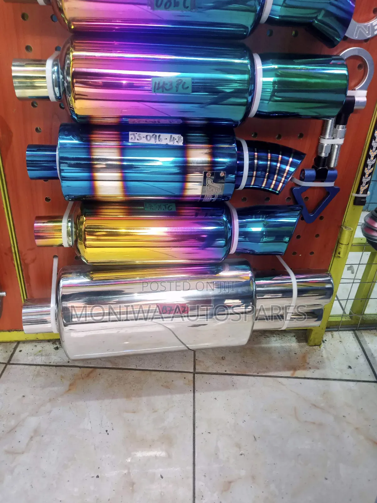 Js Racing Muffler Extension/Original Muffler