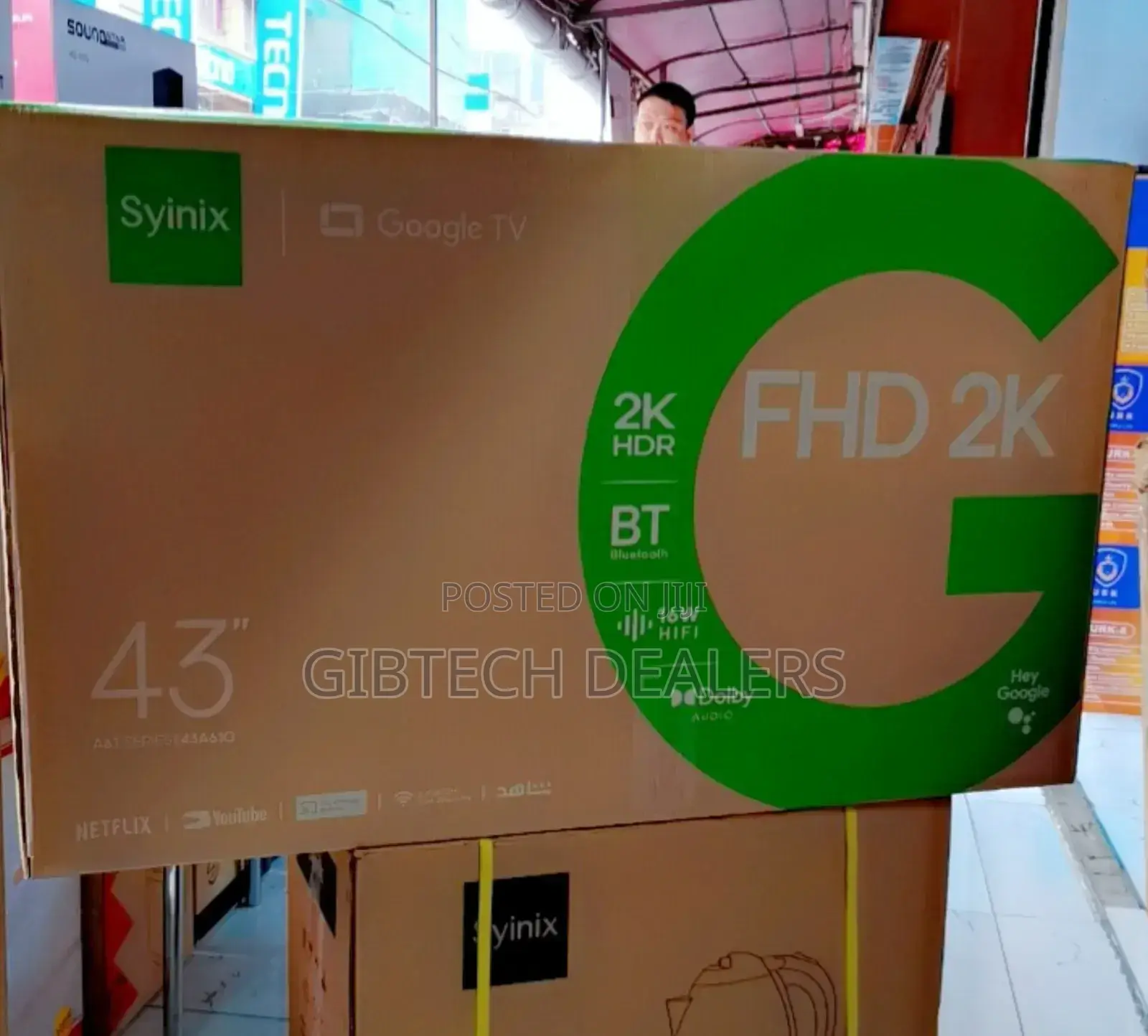 Syinix 43 Inches Smart Android Tv Google Tv