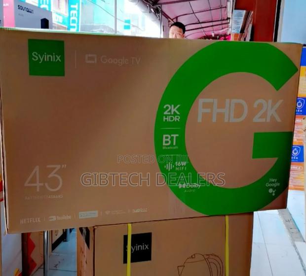 Syinix 43 Inches Smart Android Tv Google Tv