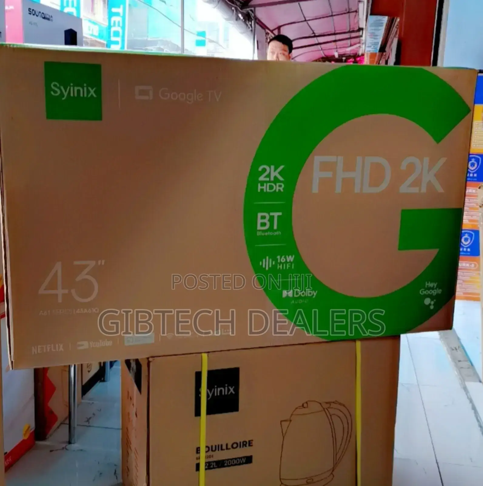 Syinix 43 Inches Smart Android Tv Google Tv