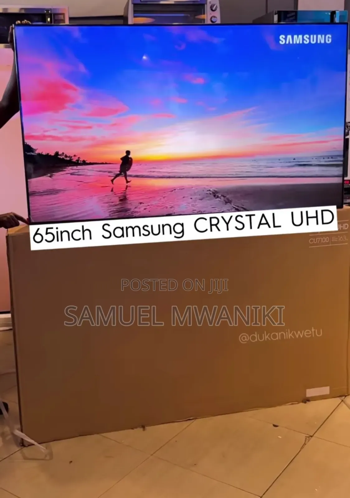 Samsung 65" Class 65cu7000 Crystal Uhd Smart Tv