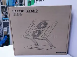 Height Adjustable Laptop Stand With Fans Includes Usb-A