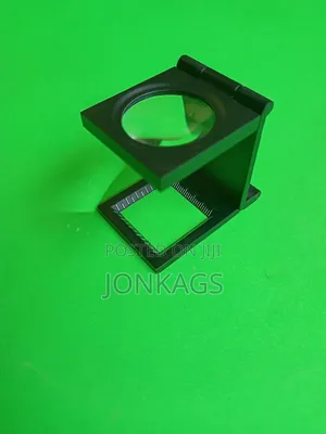Optical Foldable Magnifying Glass With Scale For Textile