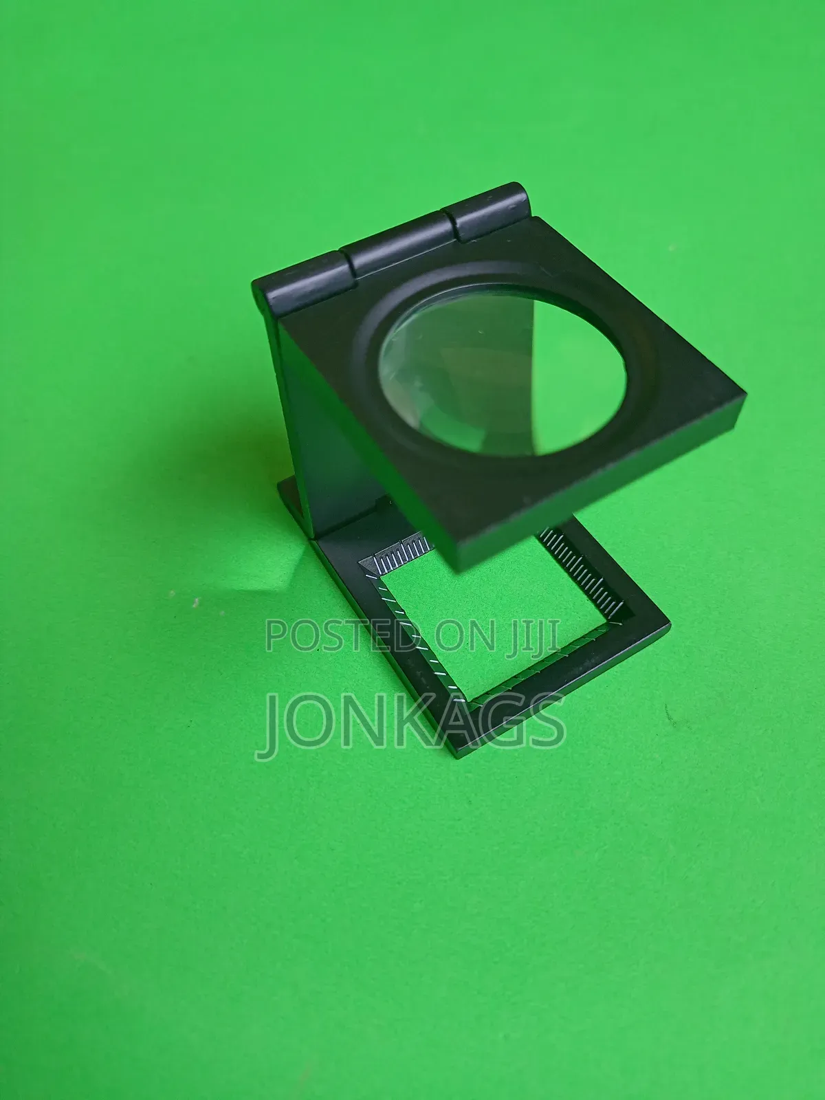 Optical Foldable Magnifying Glass With Scale For Textile