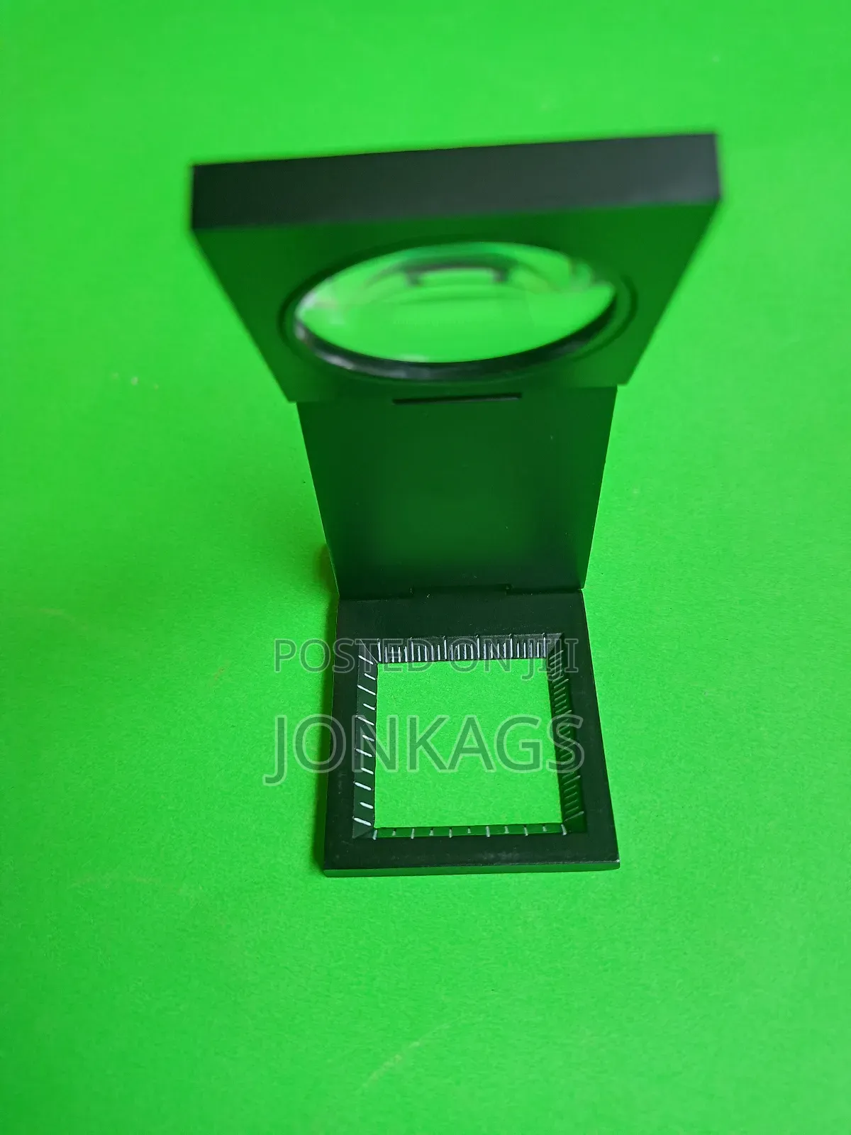 Optical Foldable Magnifying Glass With Scale For Textile