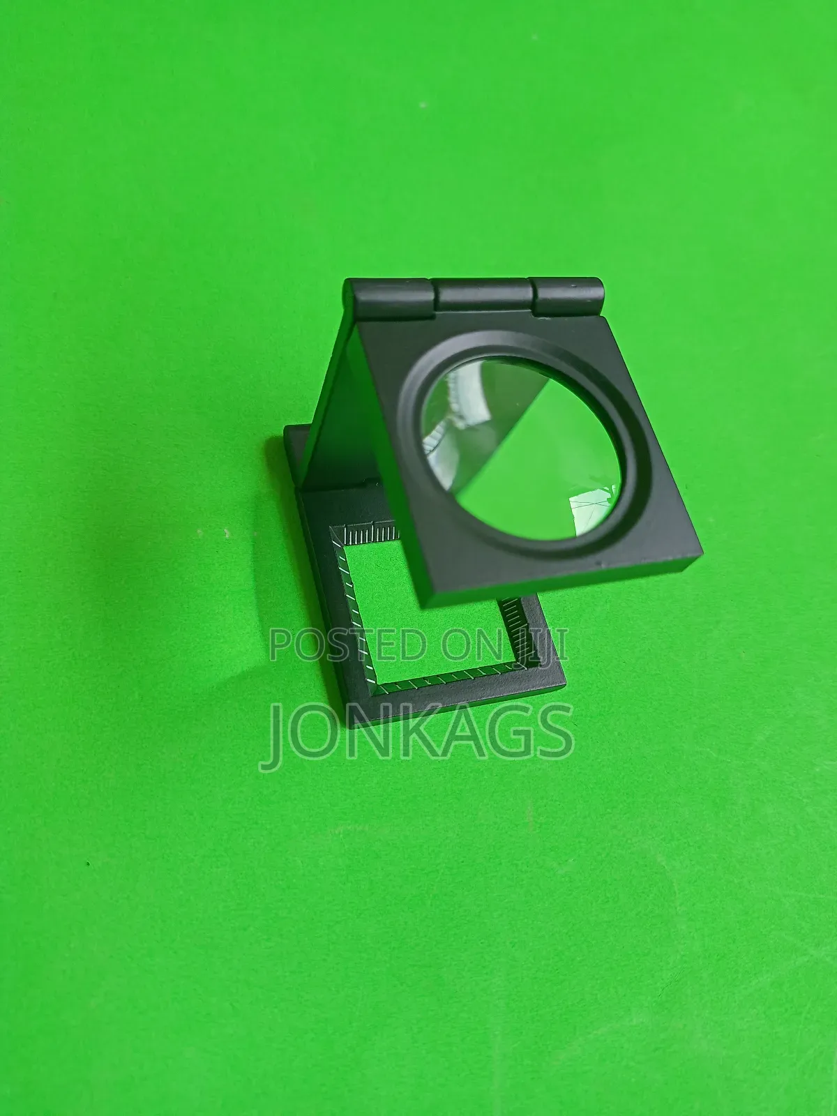 Optical Foldable Magnifying Glass With Scale For Textile