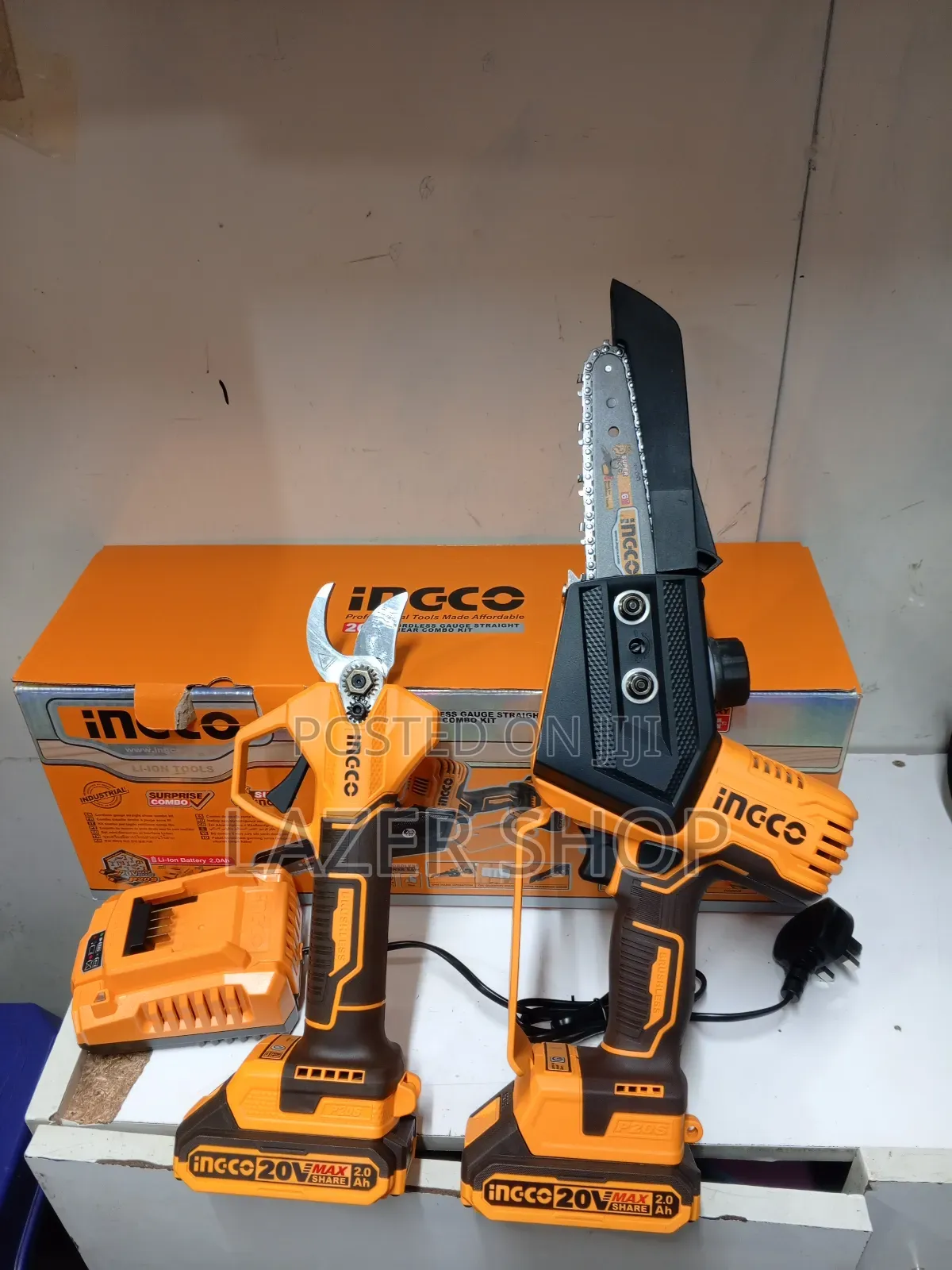 Cordless Pruning Saw Shears Combo